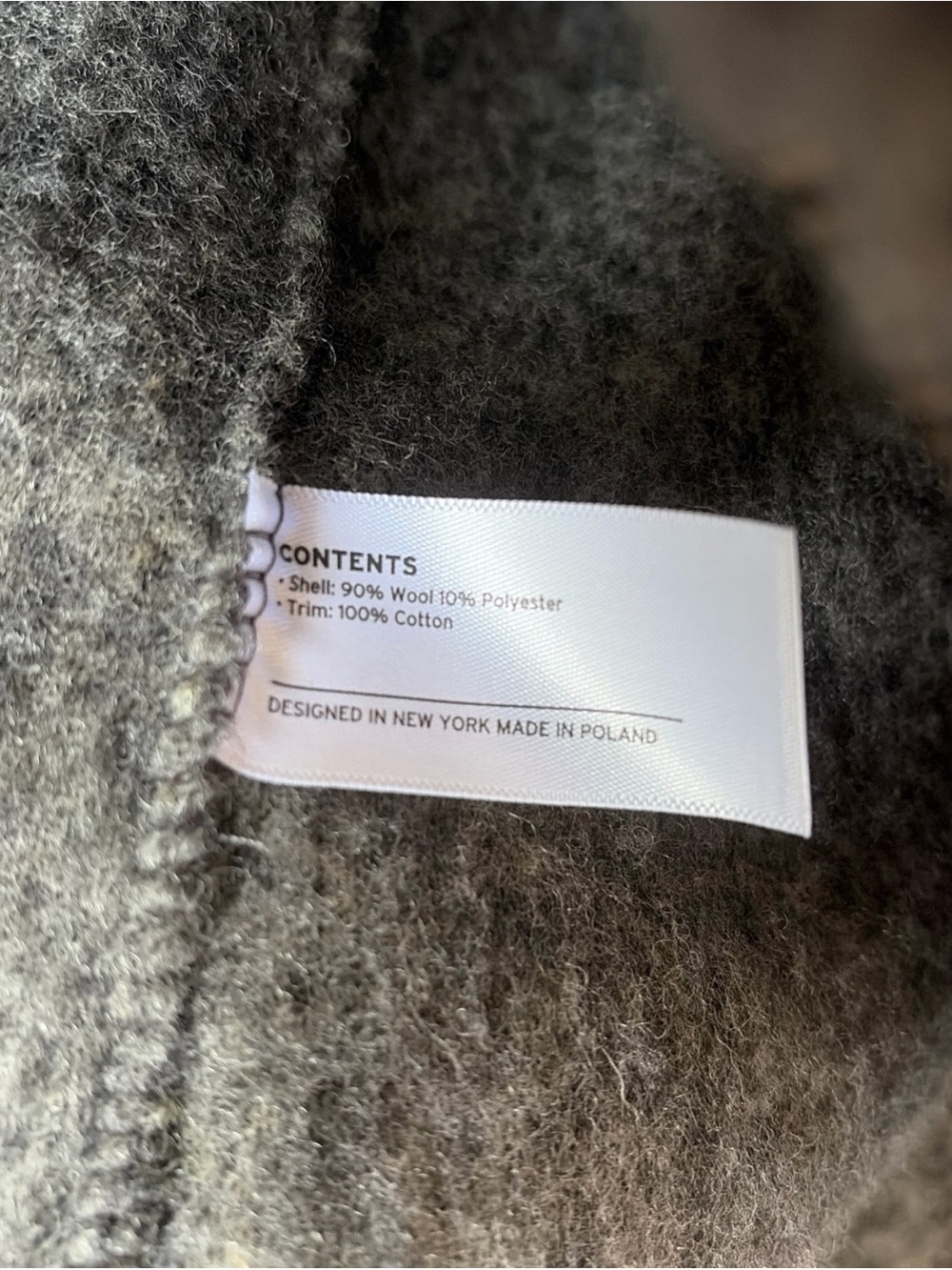 Best Made Co Wool Fleece Zip Vest Gray Size Large Pre Duluth New York - Picture 3 of 9